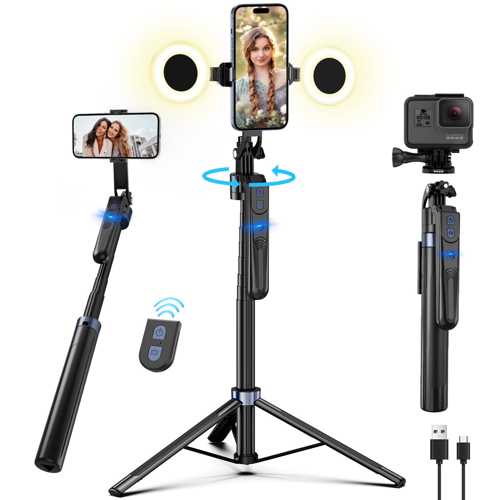 70" Auto Face Tracking Tripod