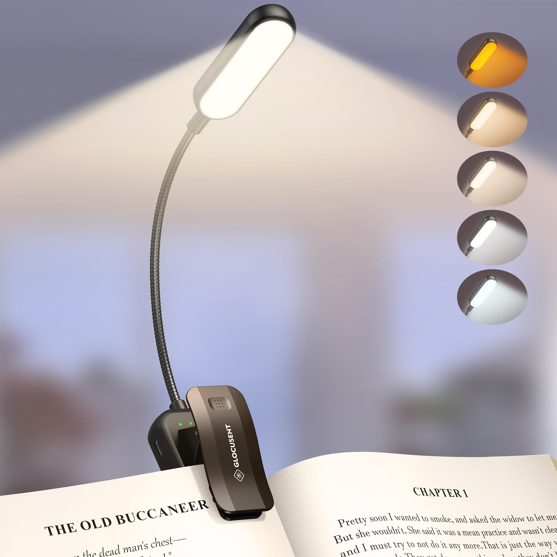Glocusent 20 LED Book Light