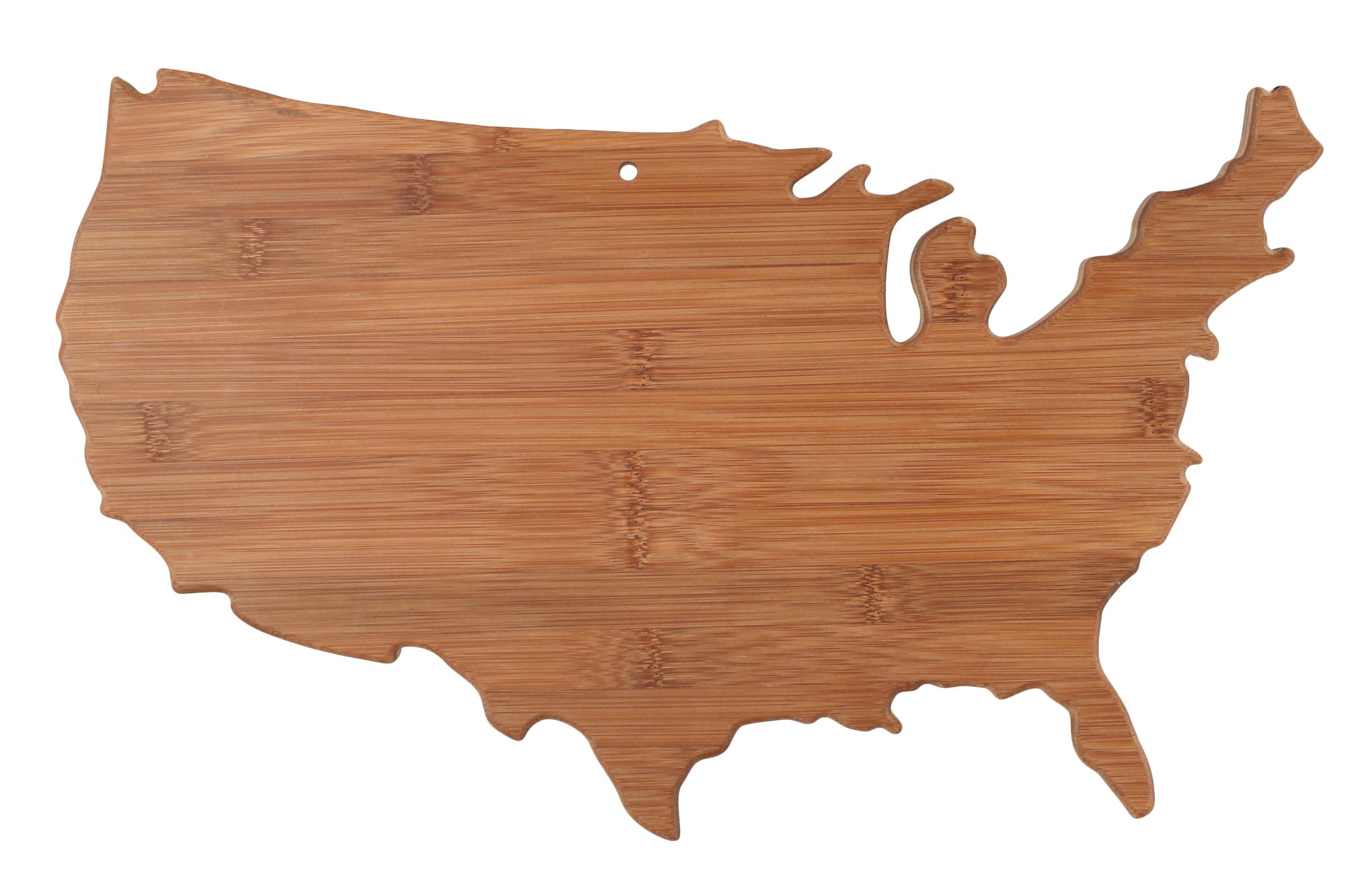 Totally Bamboo USA Shaped Cutting Board