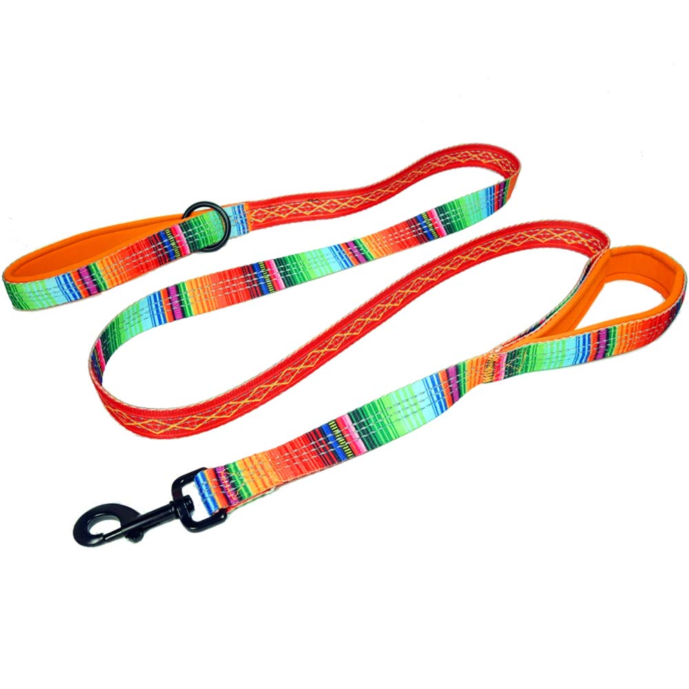 Double Handle 6 Foot Reflective Leash