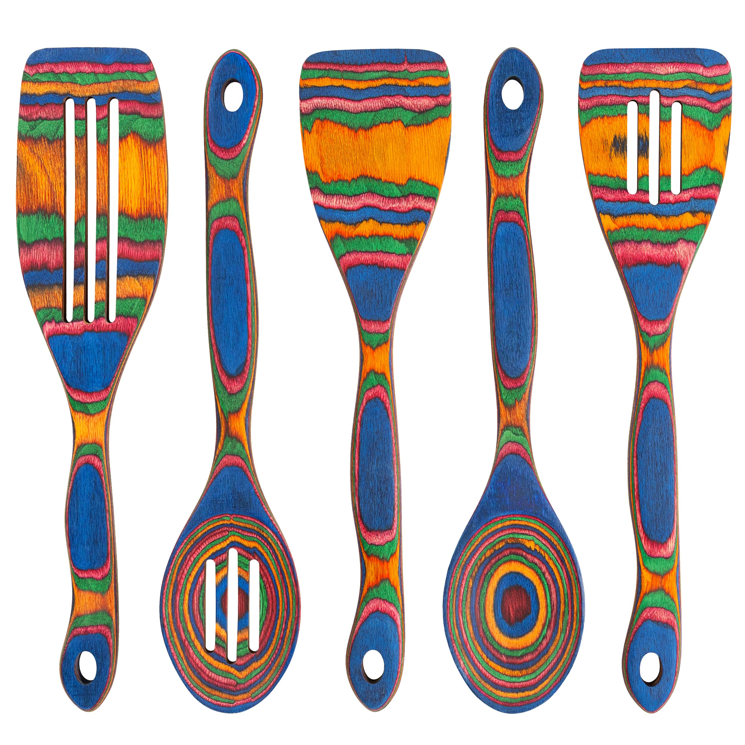 5-Piece Pakkawood Cooking Utensil Set