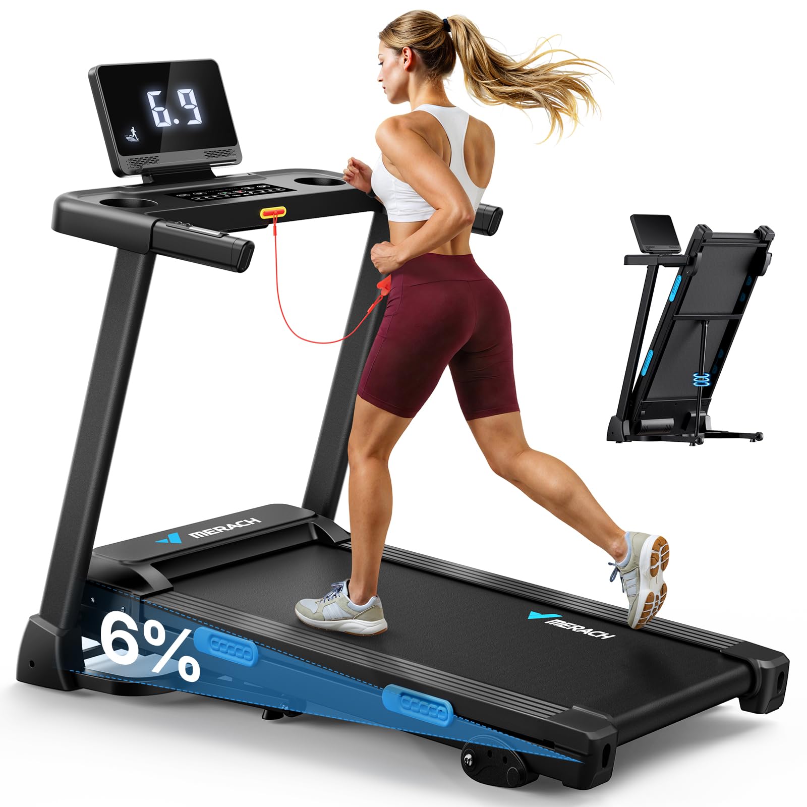 MERACH T12 Foldable Treadmill