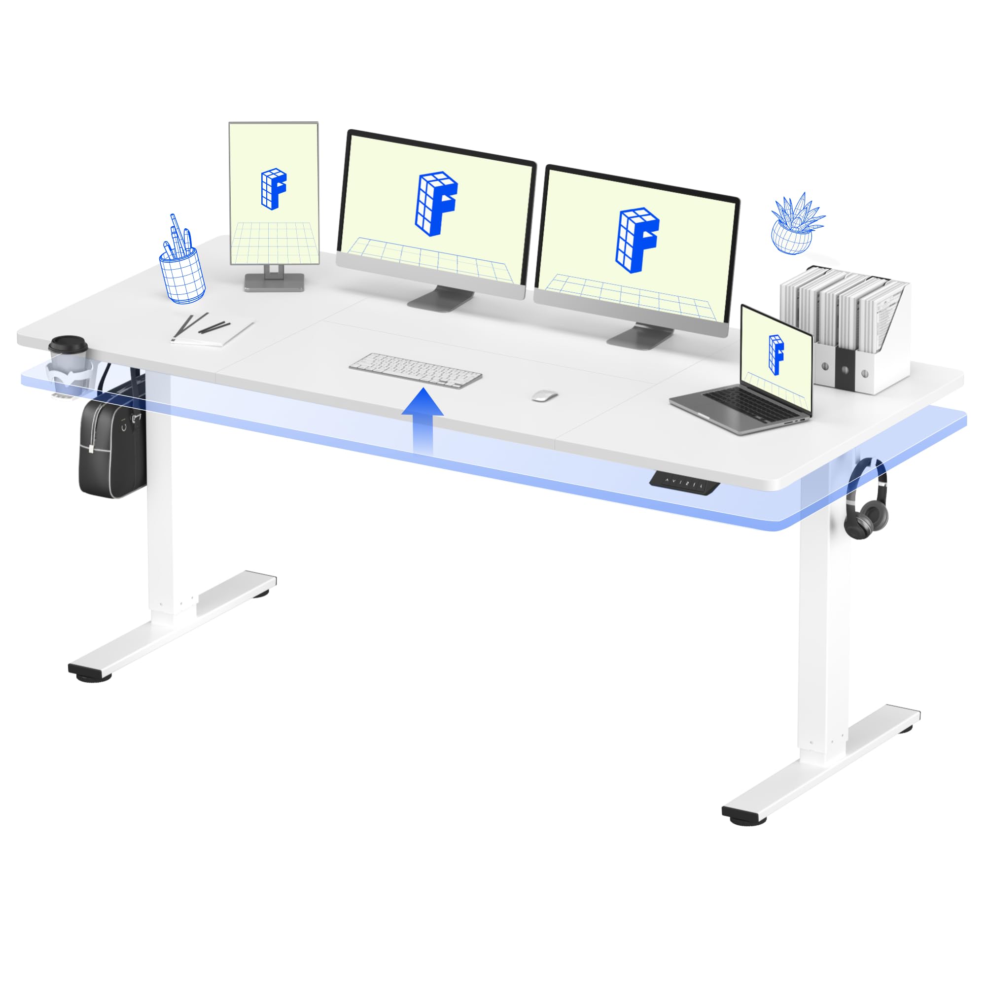 FLEXISPOT 71 x 32-Inch Commercial Standing Desk