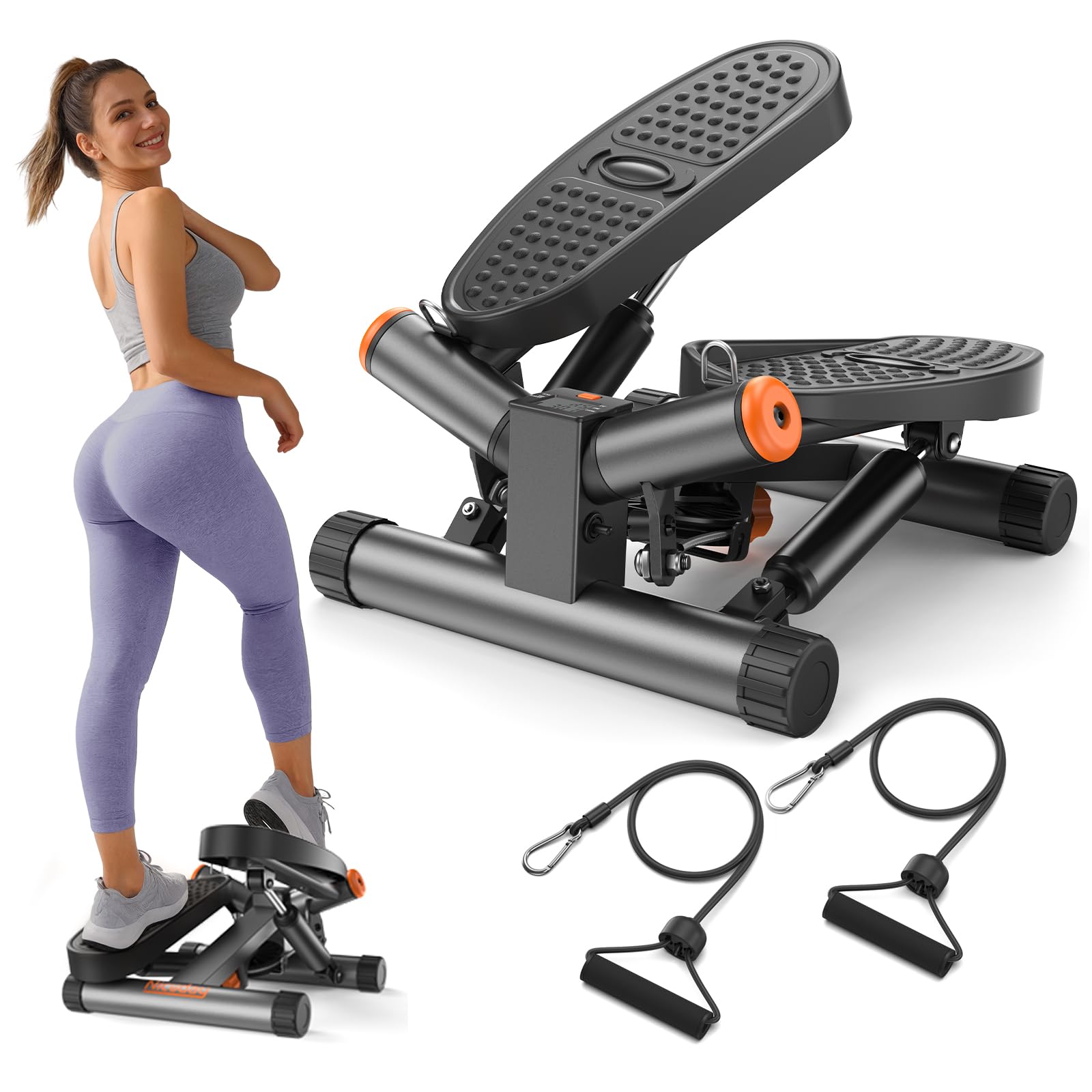 Niceday Twist Stepper with Resistance Bands