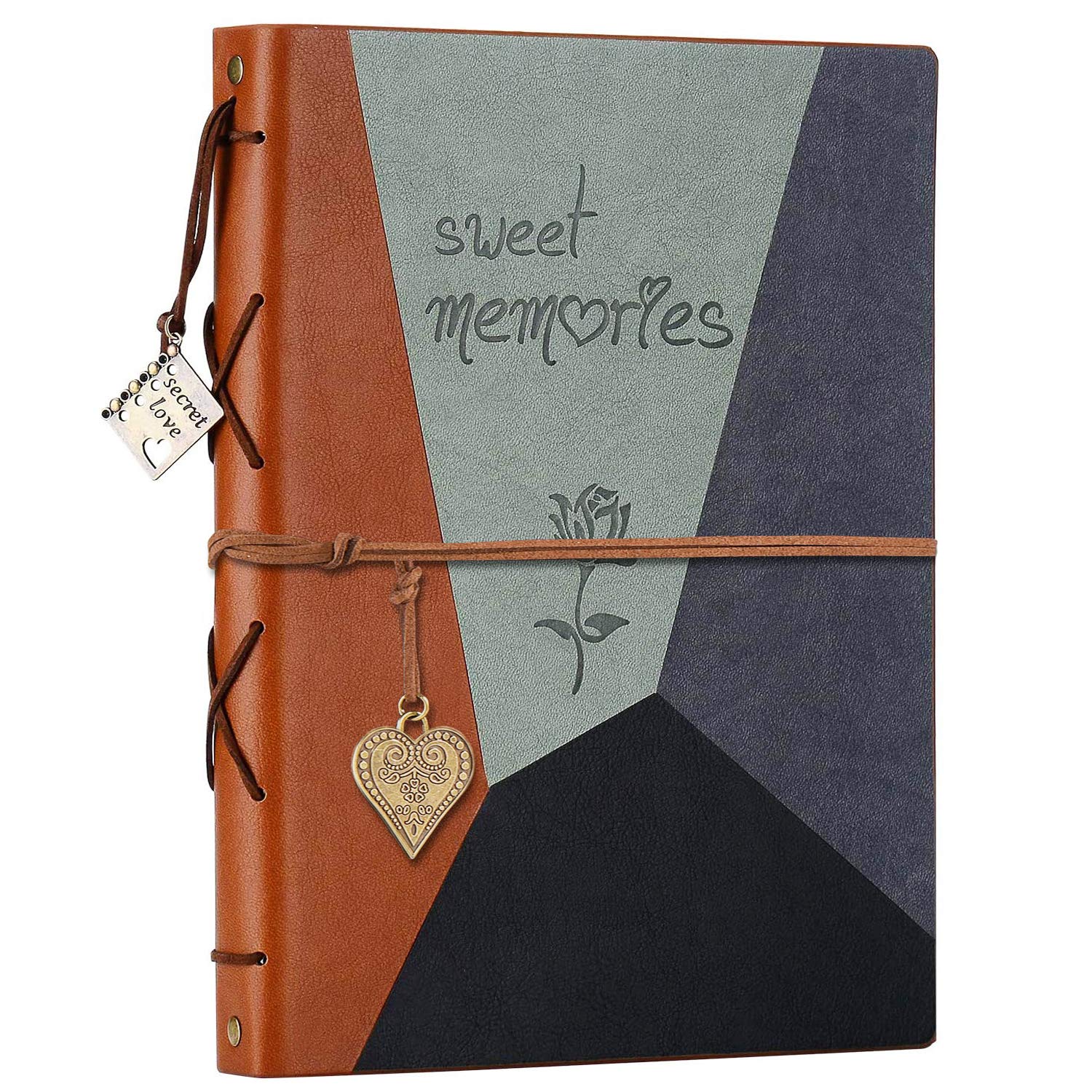 ZEEYUAN Gray Rose Scrapbook