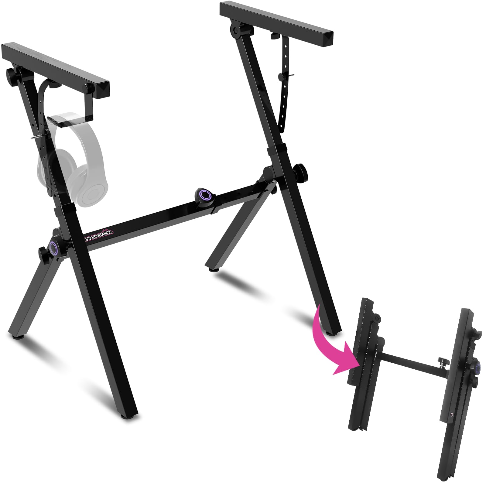 Liquid Stands Foldable Z-Style Keyboard Stand