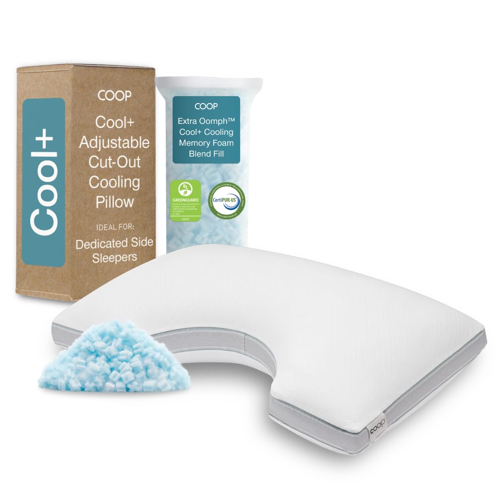 Coop Home Goods Cool+ Cut-Out Adjustable Pillow