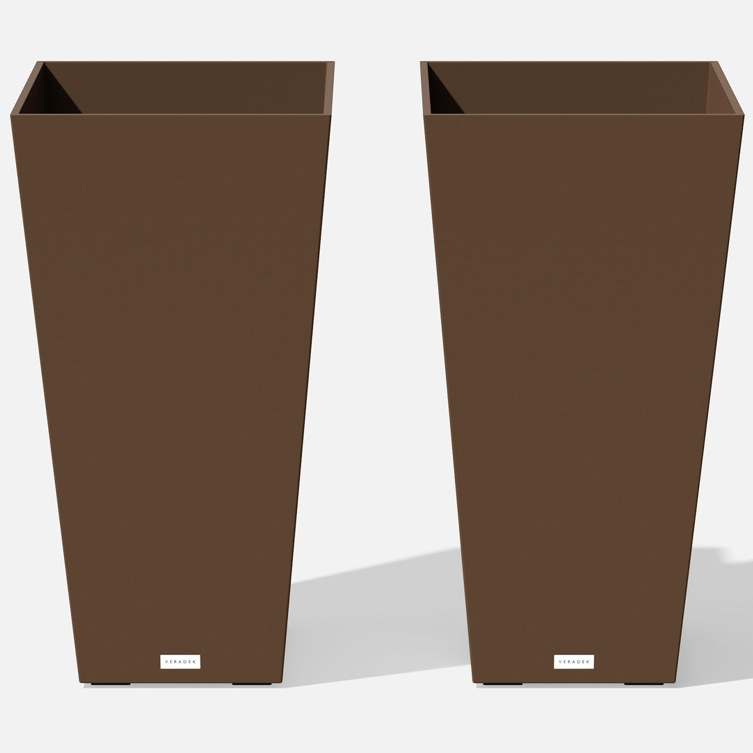 Veradek V-Resin Taper Planters, Set of 2
