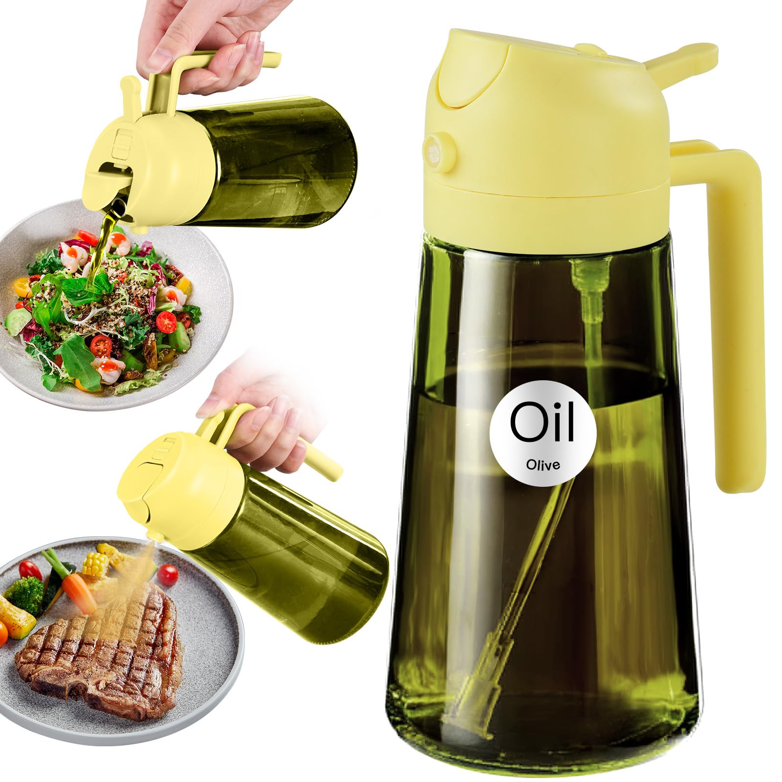 YARRAMATE 16oz Light-Blocking Dark Oil Sprayer