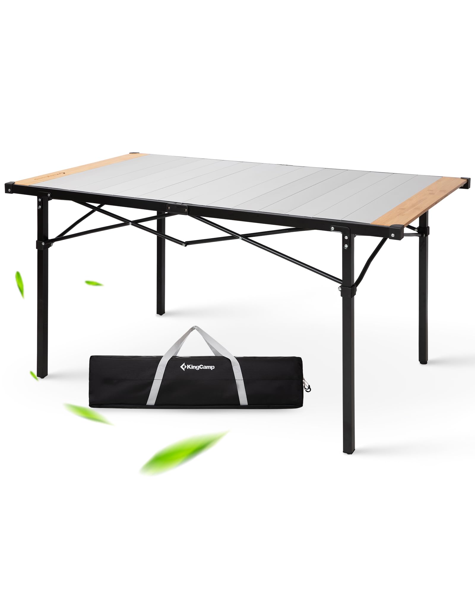 KingCamp 53.5-Inch Roll-Up Camping Table