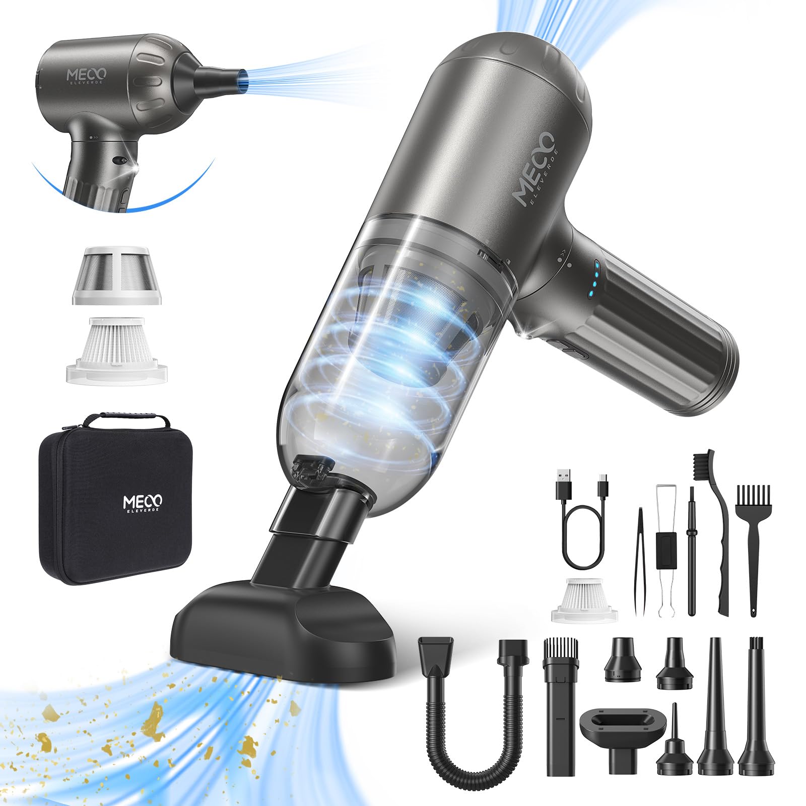 MECO ELEVERDE 4-in-1 Handheld Vacuum