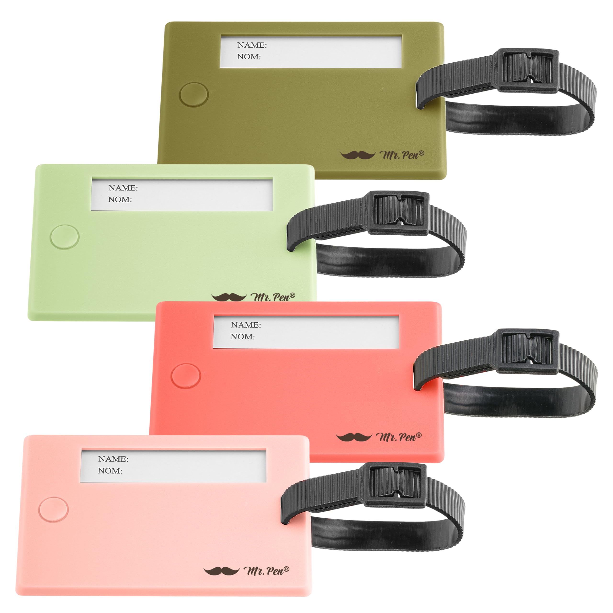 Mr. Pen Luggage Tags, 4-Pack