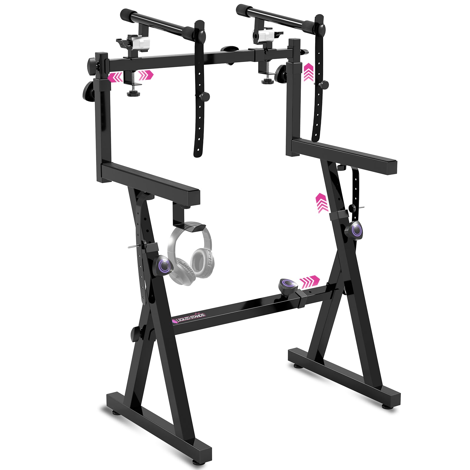 Liquid Stands Dual Keyboard Stand