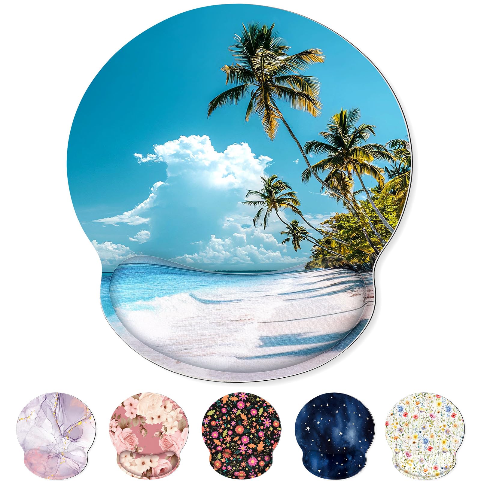 KONVINIT Small Mouse Pad with Wrist Rest