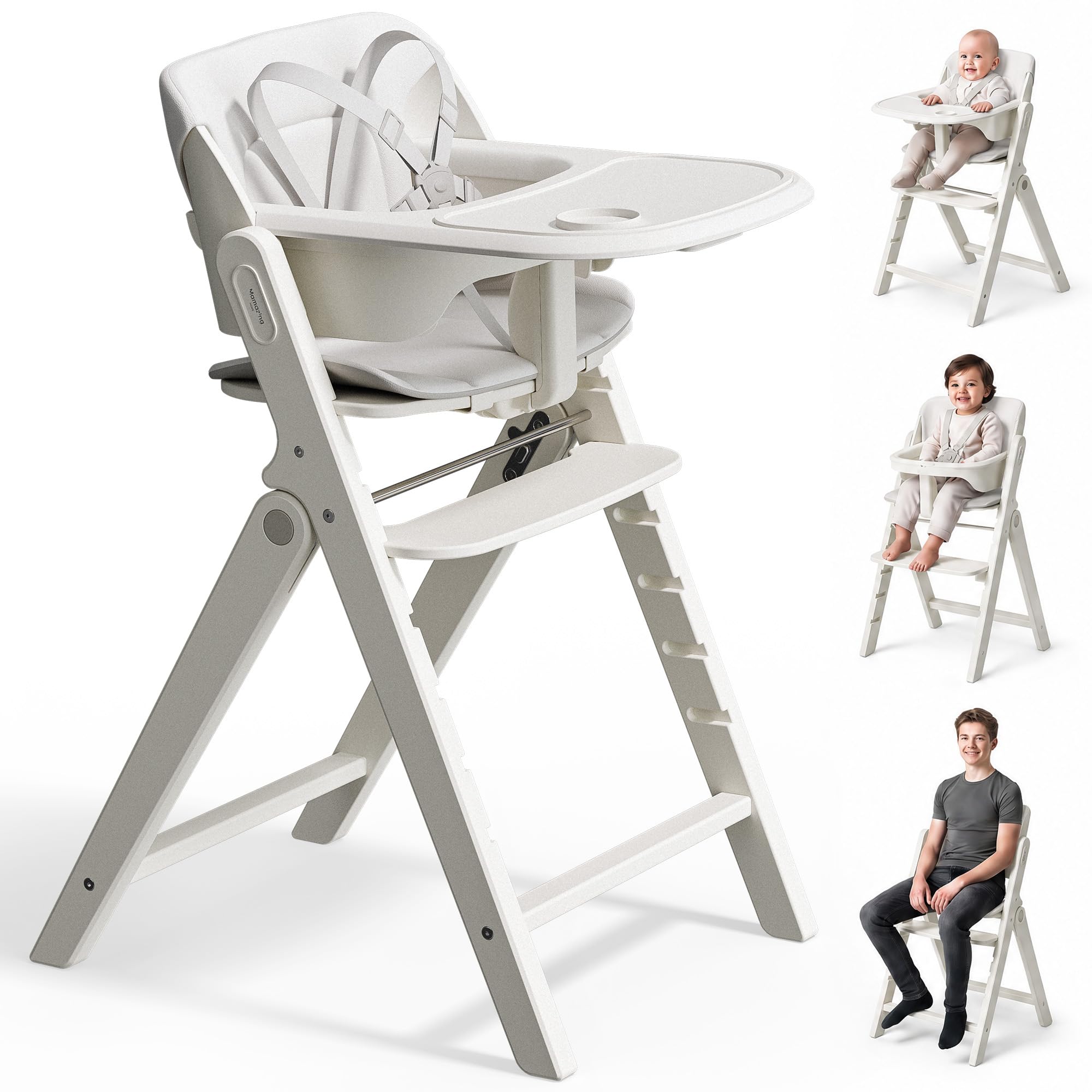 Mamazing GrowPod Pro Wooden High Chair
