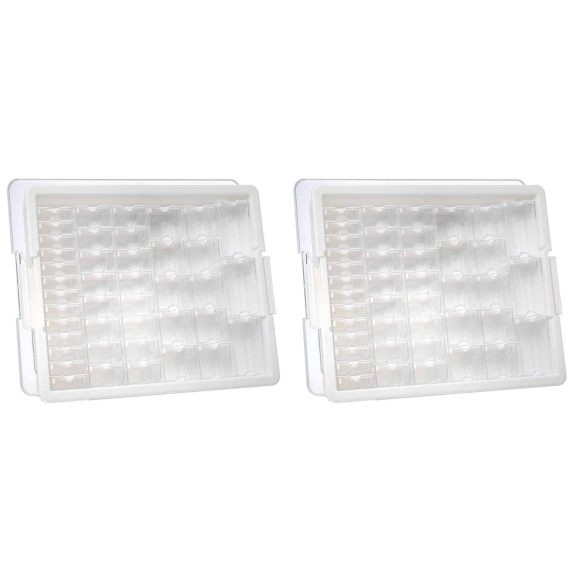 Elizabeth Ward 45-Piece Bead Organizer, 2-Pack
