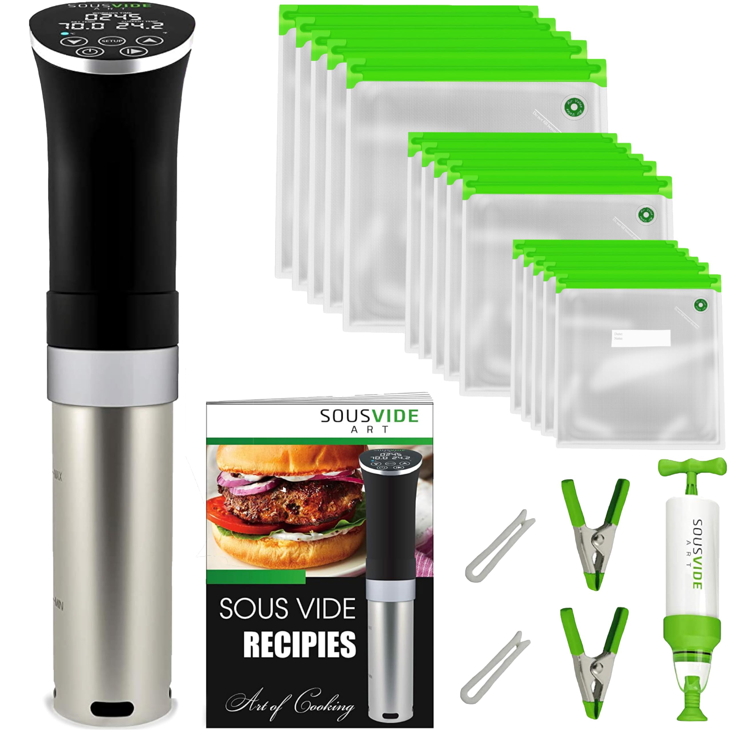 SOUSVIDE ART 1000W Sous Vide Cooker Kit