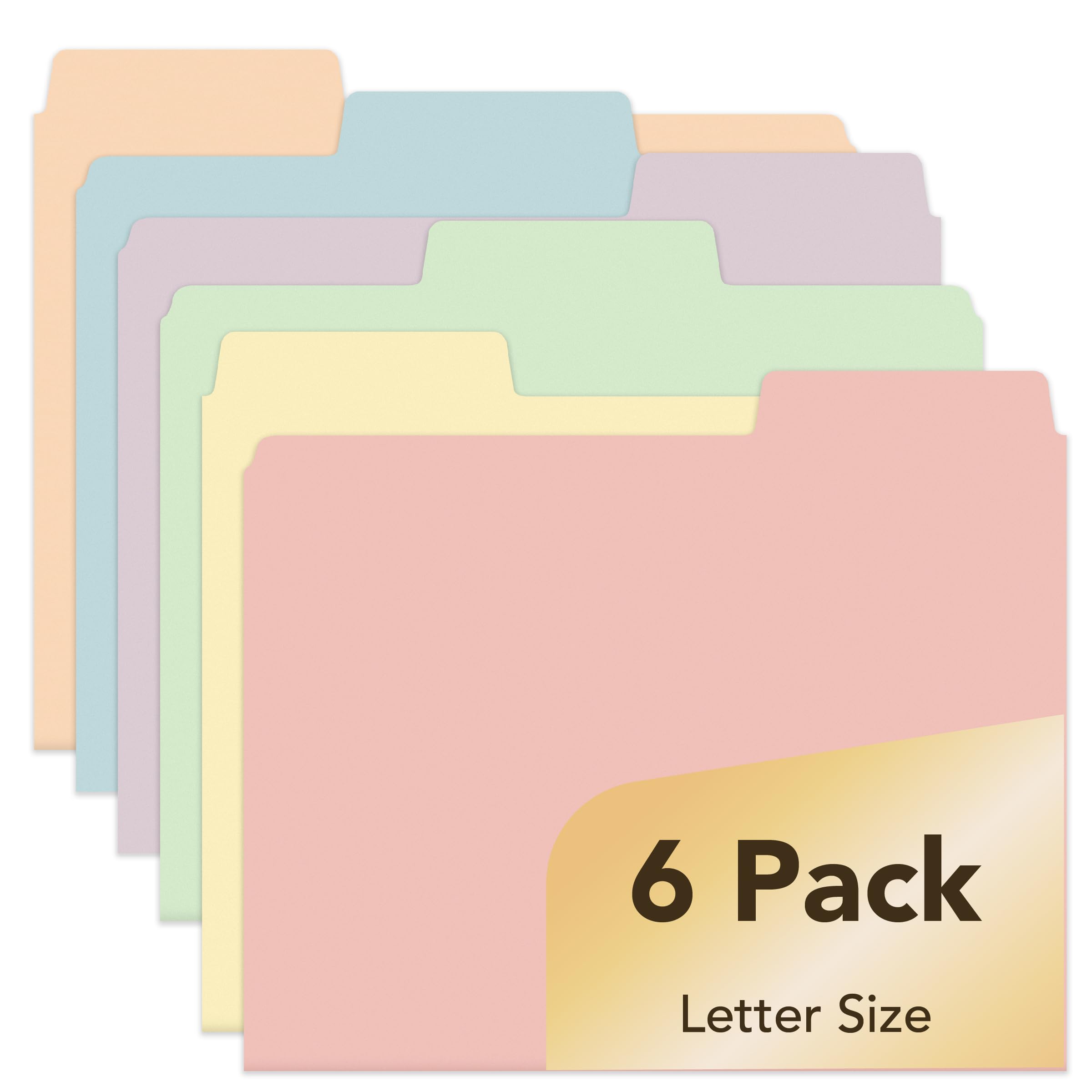 Mr. Pen 6-Pack Letter-Size File Folders