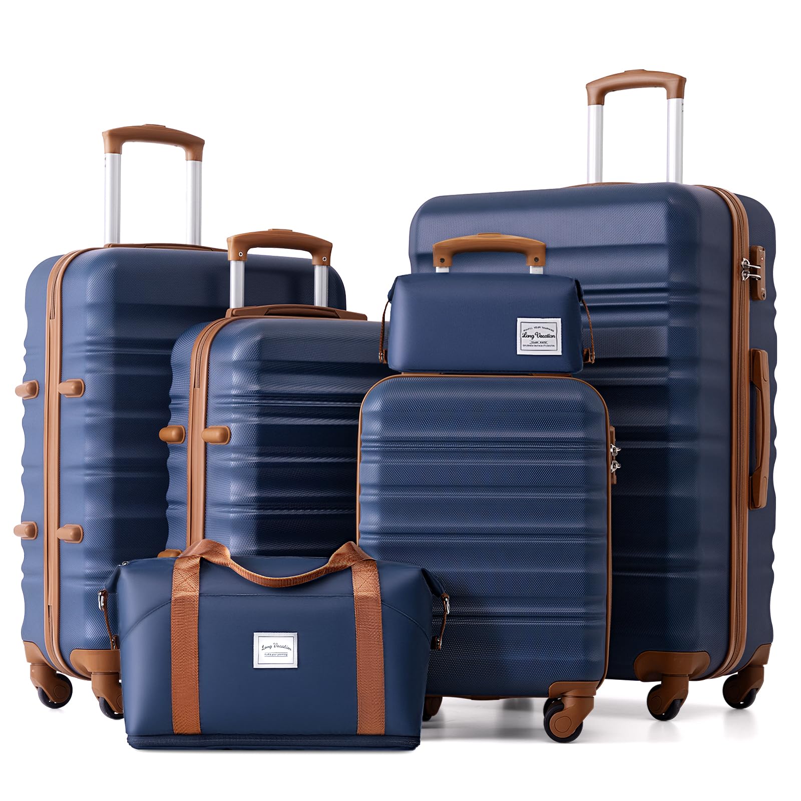LONG VACATION 6-Piece Luggage Set
