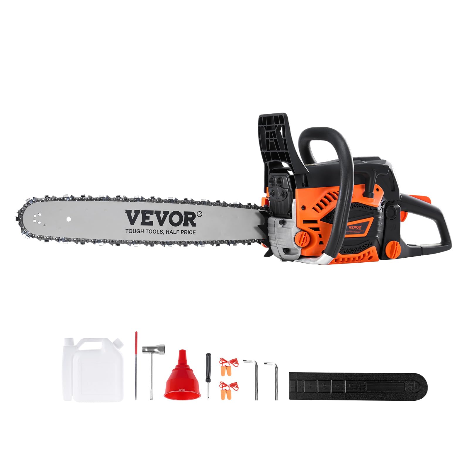 VEVOR 58CC 20-Inch Gas Chainsaw
