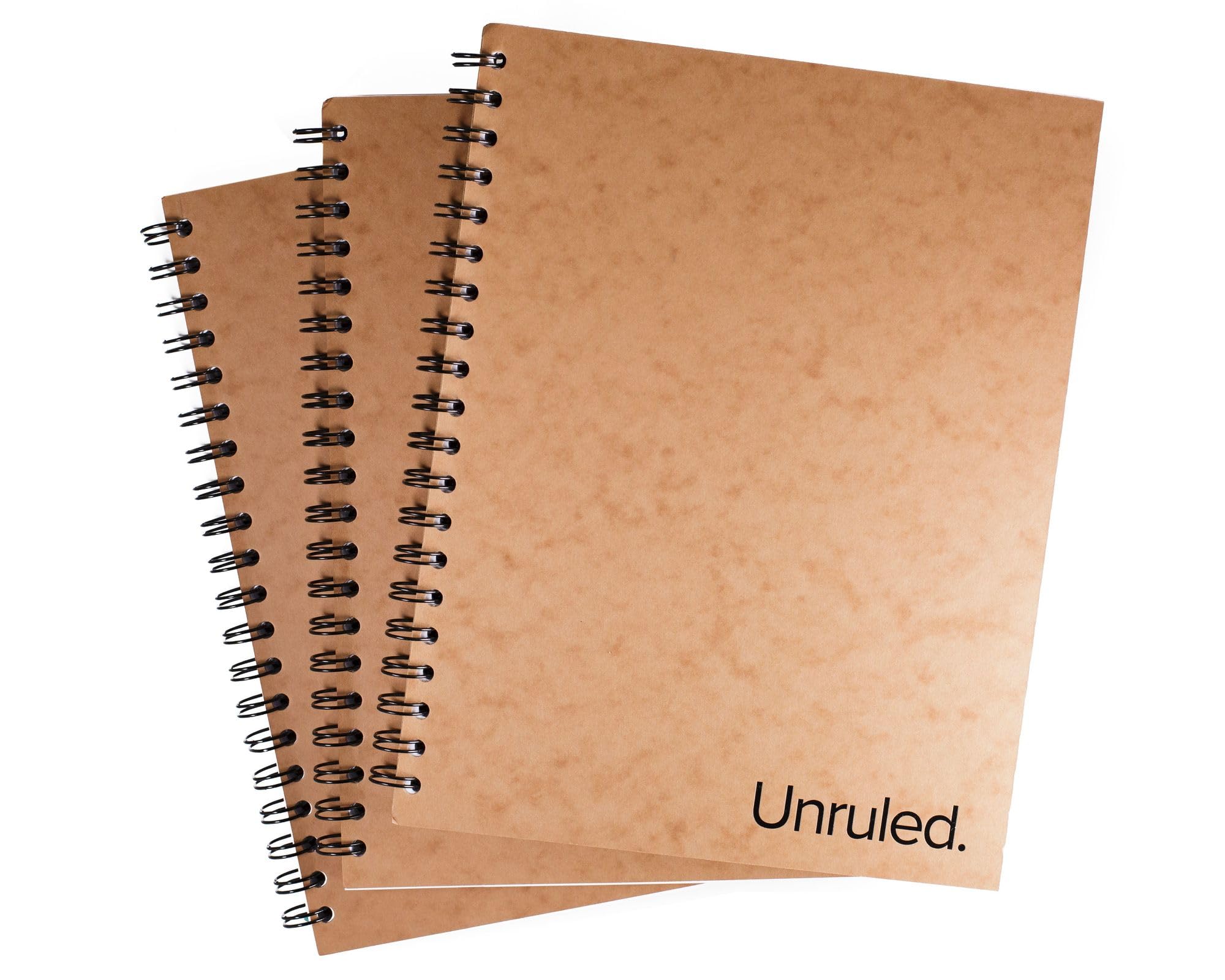 Unruled Classic Blank Spiral Notebook