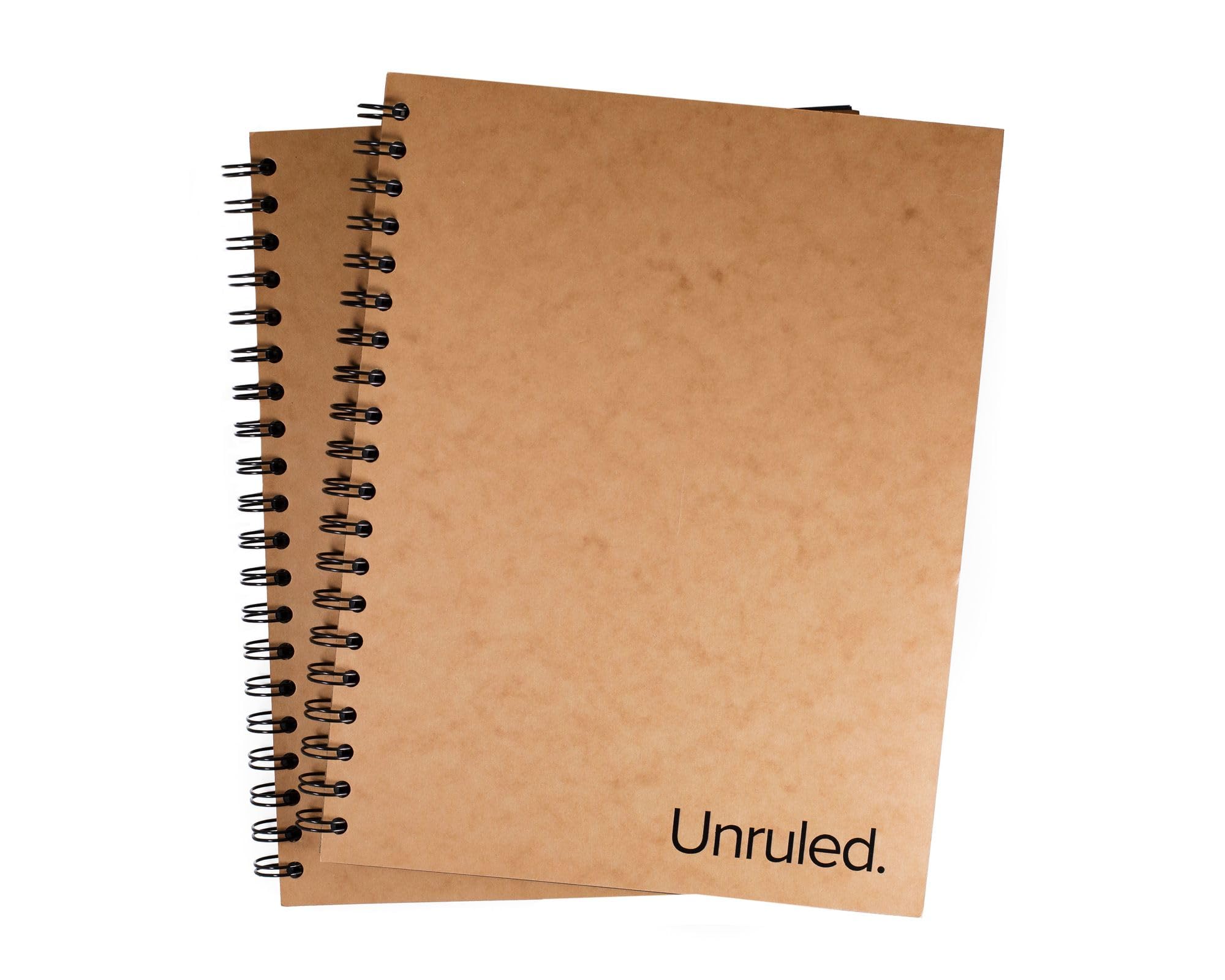 Unruled Blackout Spiral Notebooks