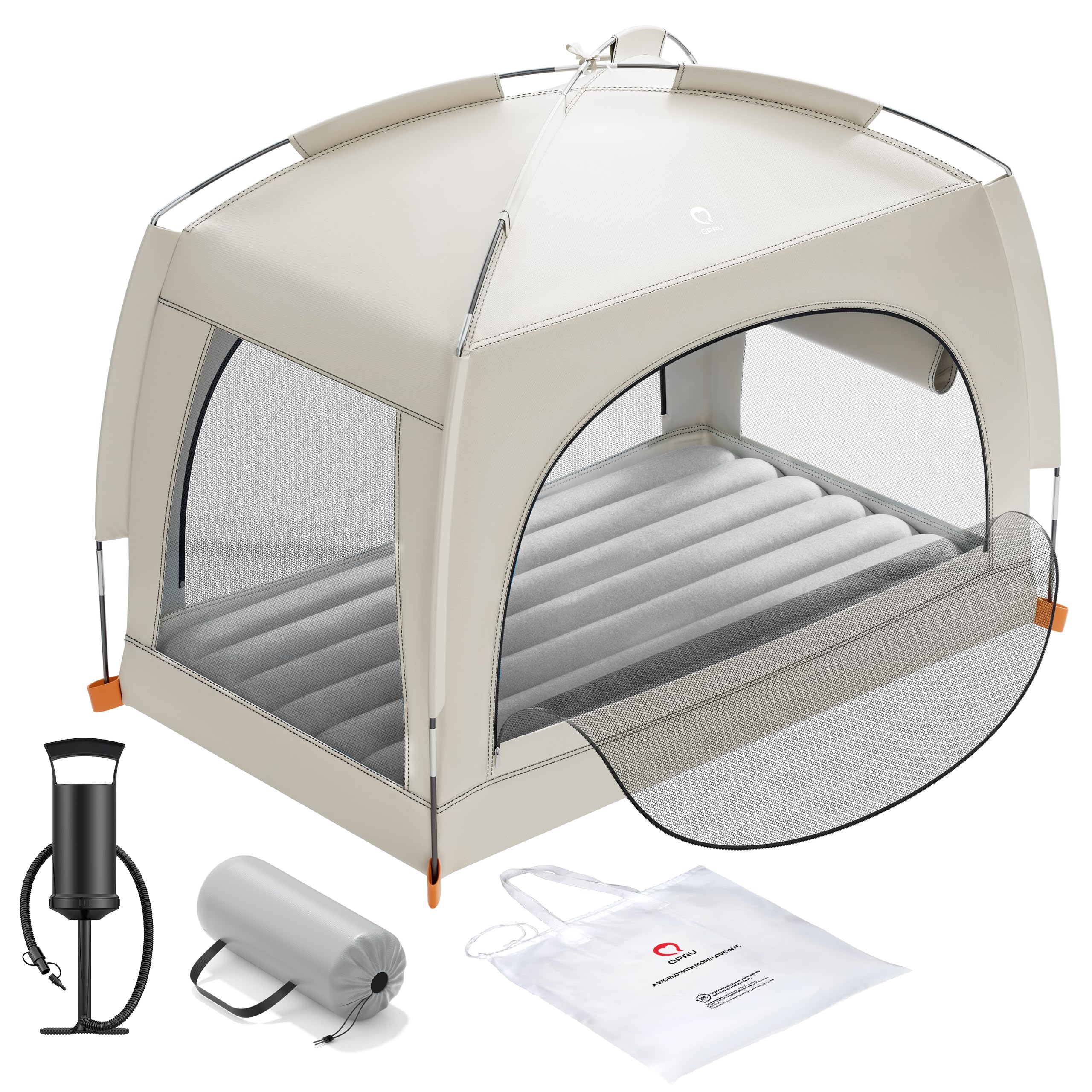QPAU Kids Air Mattress with Tent