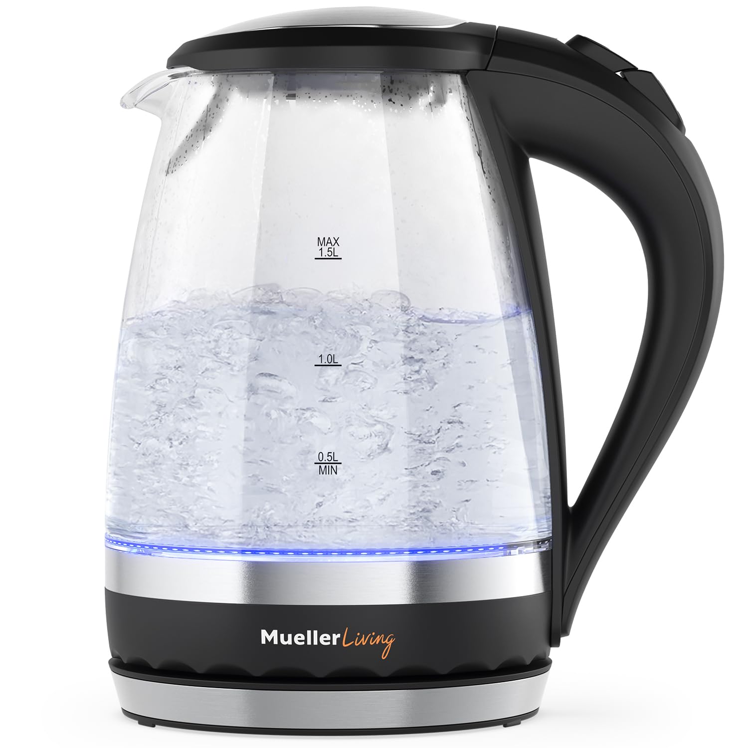 Mueller Living 1.5L Glass Kettle