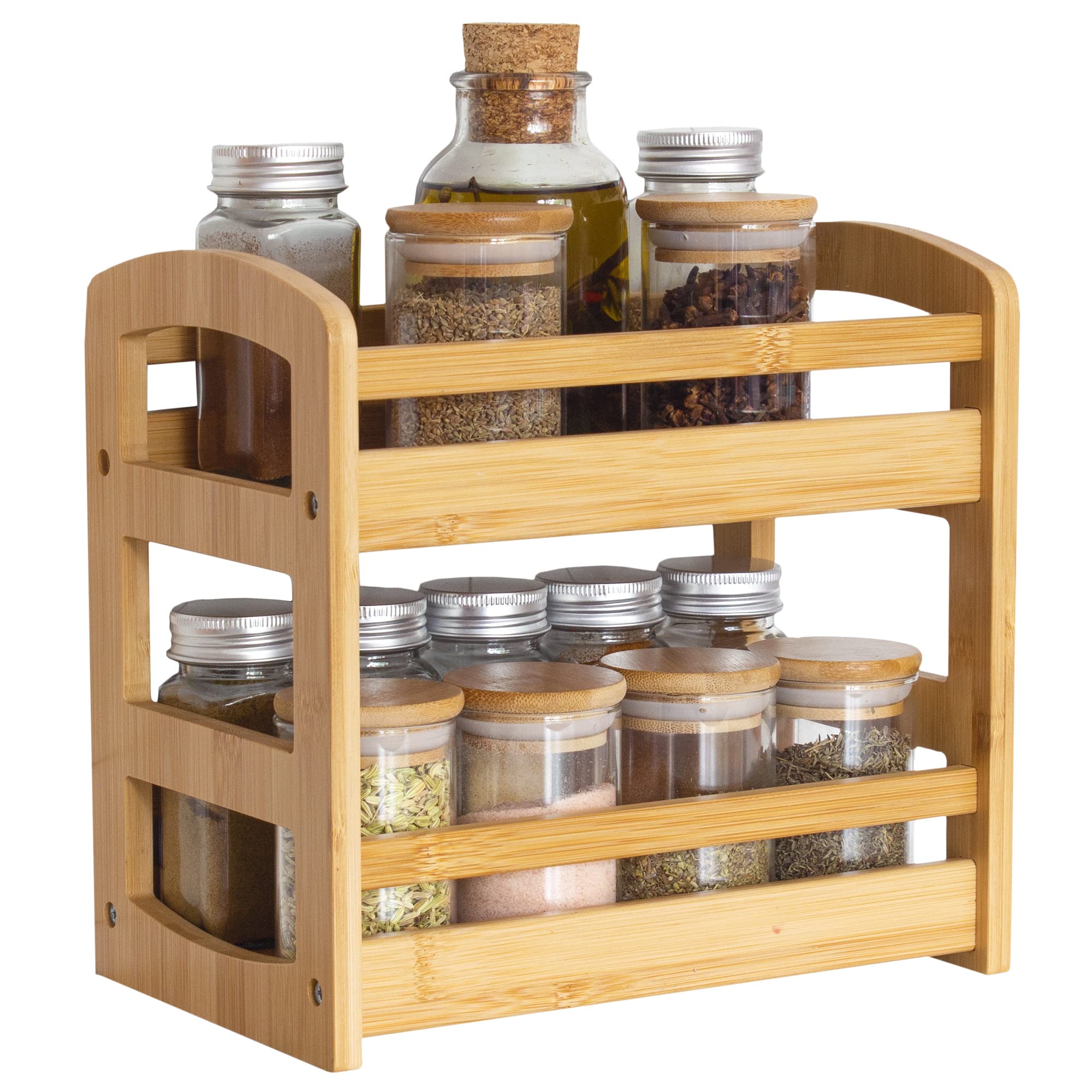 Totally Bamboo 2-Shelf Spice Caddy