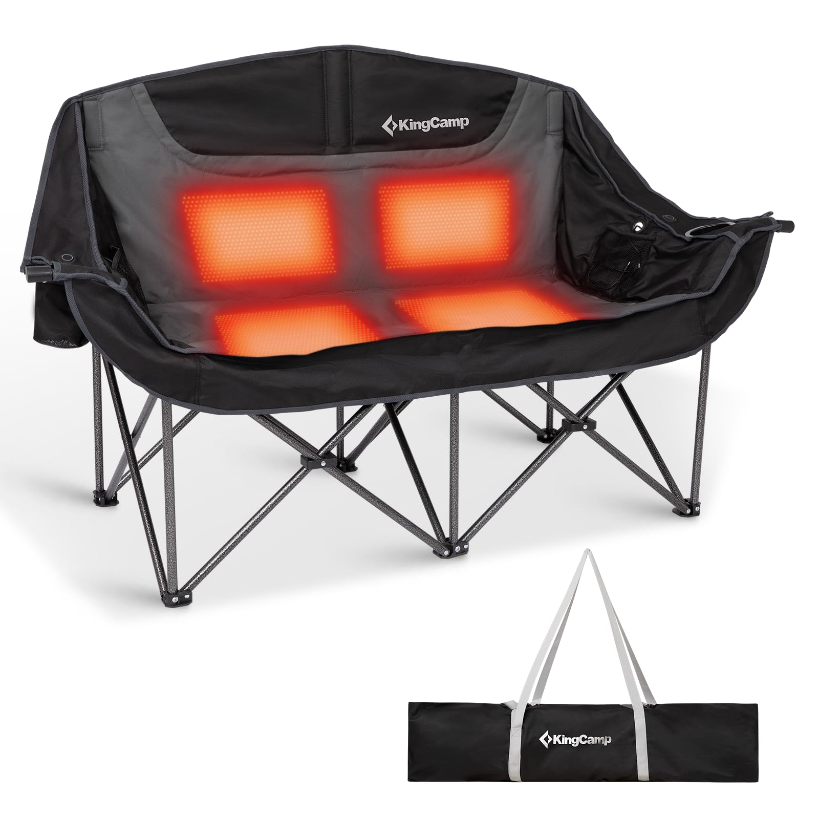 KingCamp Heated Double Camping Chair