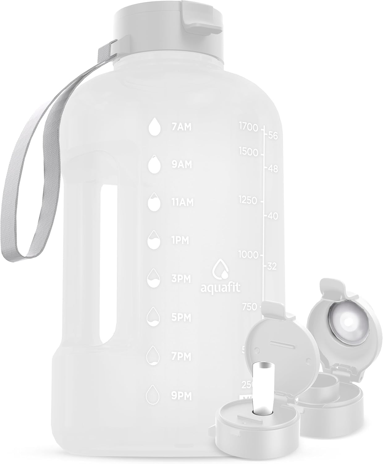 AQUAFIT 64 oz Water Bottle With Time Marker