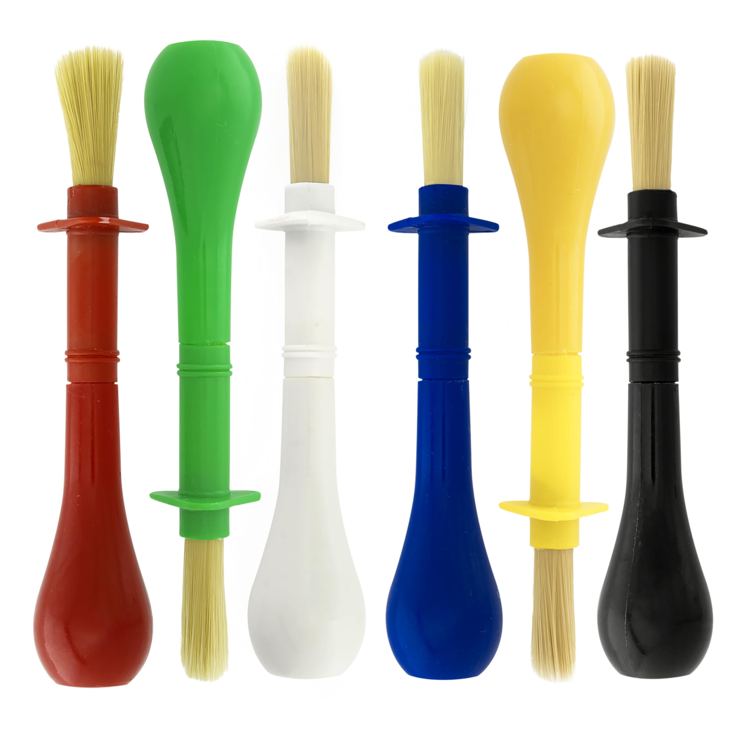 U.S. Art Supply 6-Piece Jumbo Tempera Brush Set