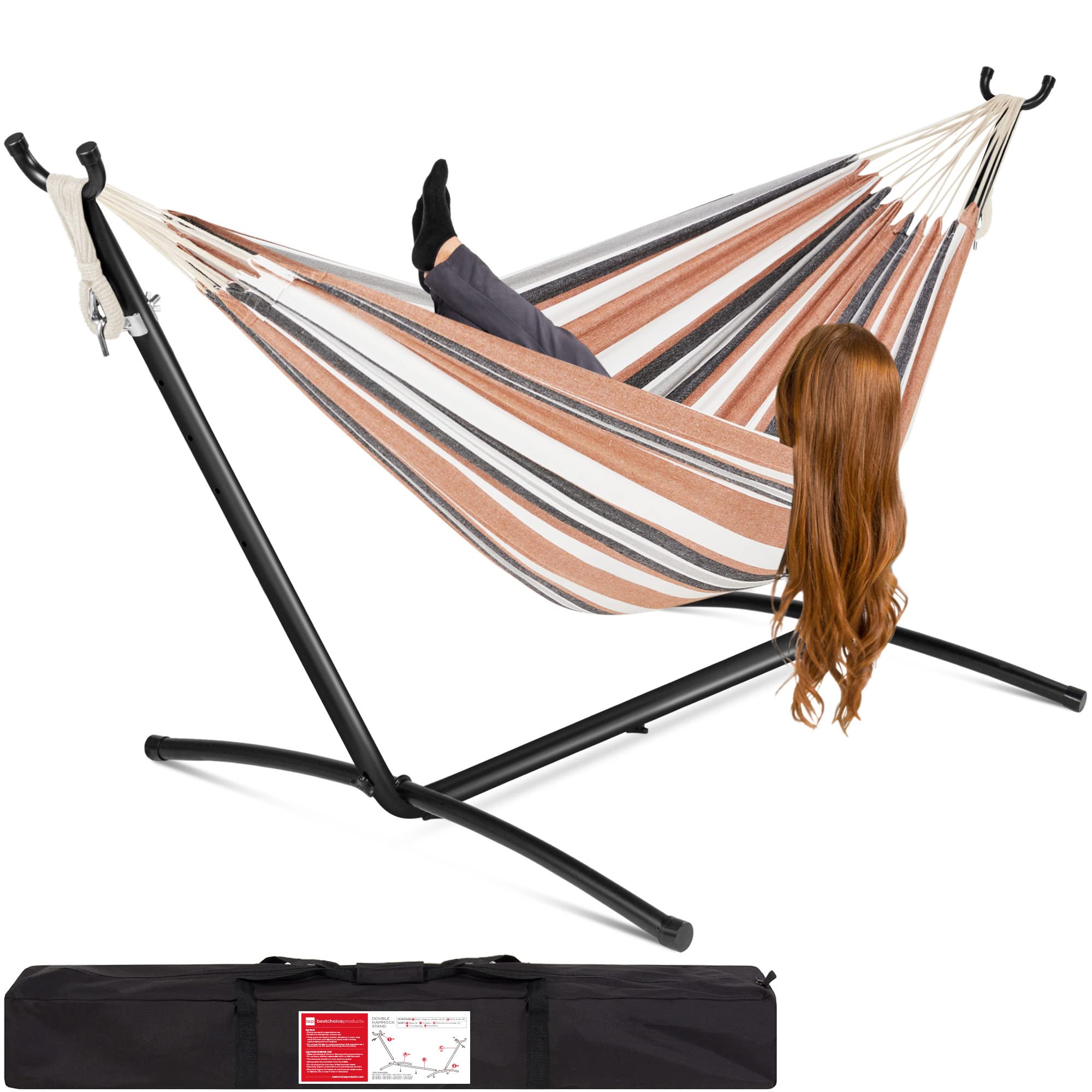 Best Choice Products Double Hammock with Stand