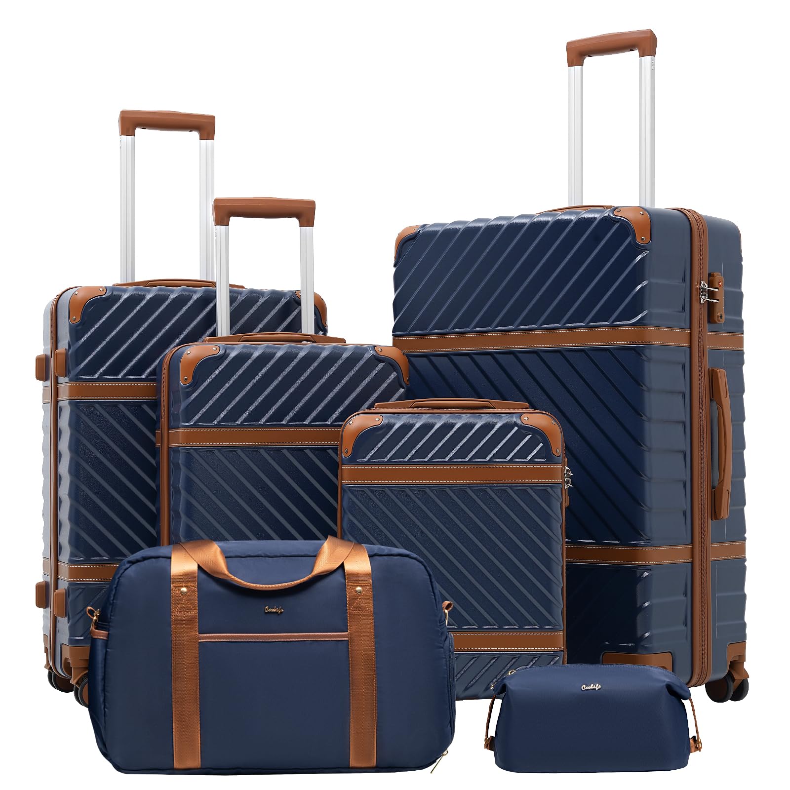 Coolife PC Hardshell Set With Companion Bags