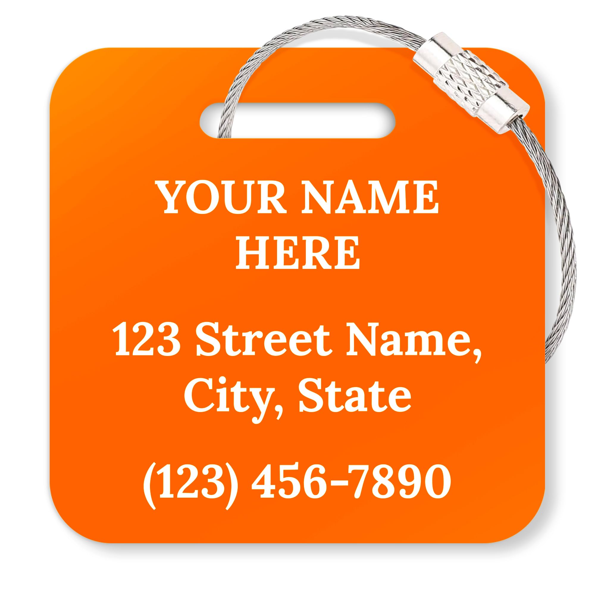 My Sign Center Custom Luggage Tag