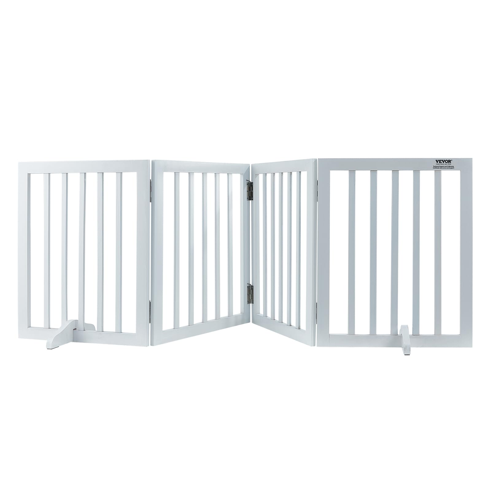 VEVOR Freestanding Wooden Pet Gate
