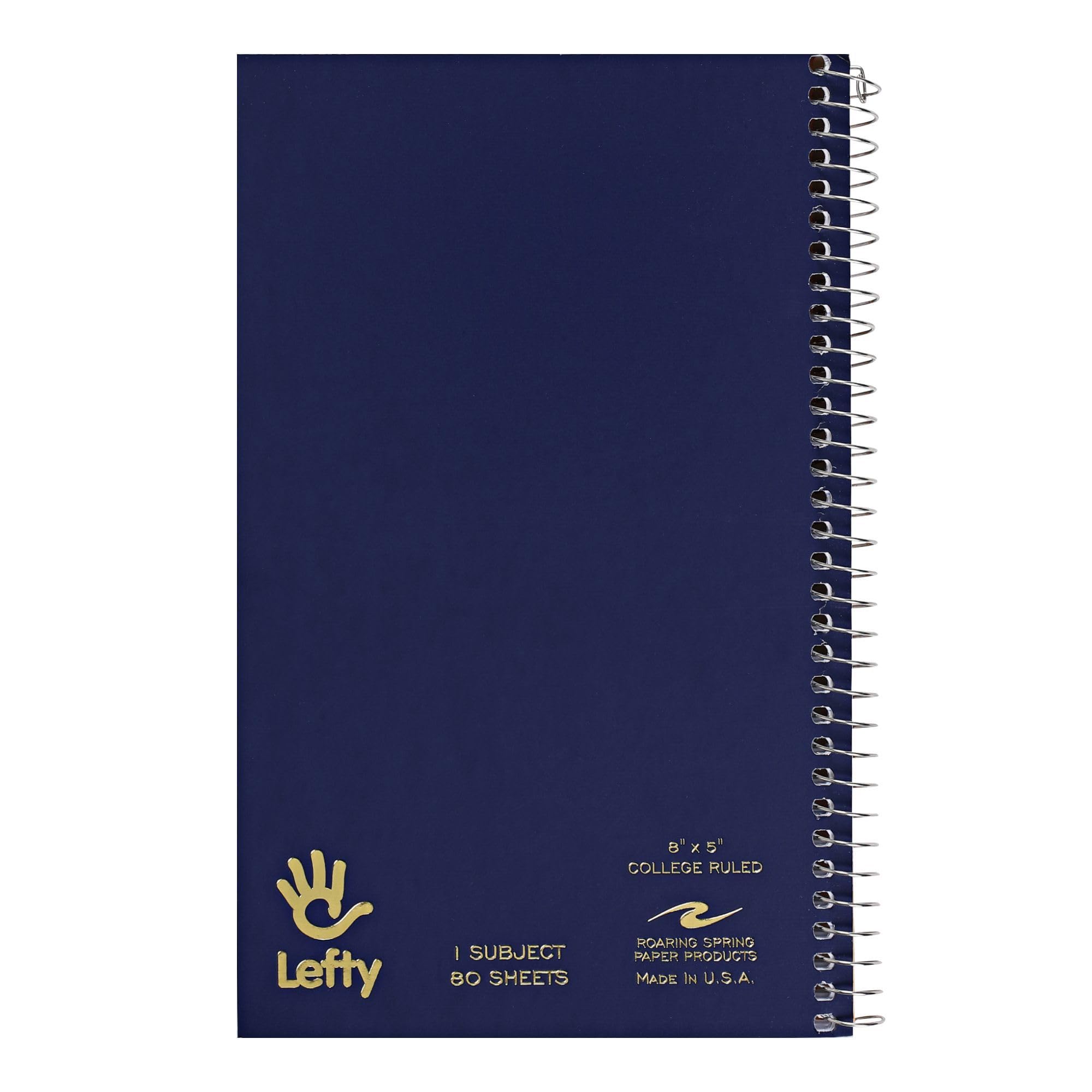 Roaring Spring Lefty Spiral Journal, 8 x 5 in
