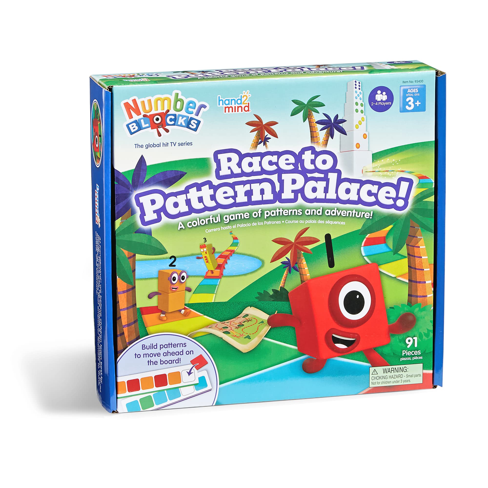 hand2mind Numberblocks Race to Pattern Palace!