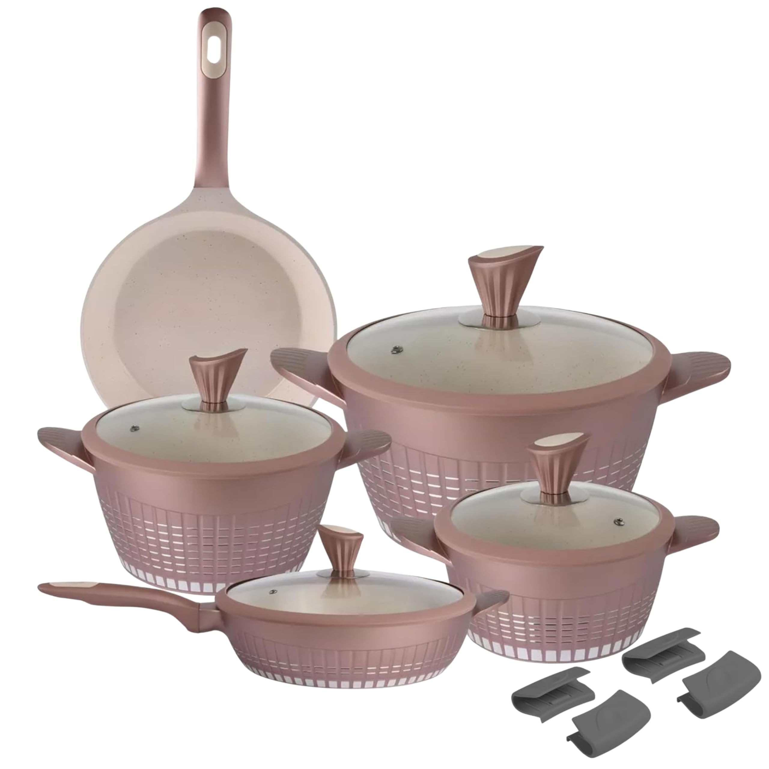 Kochstelle 13-Piece Marble Ceramic Set