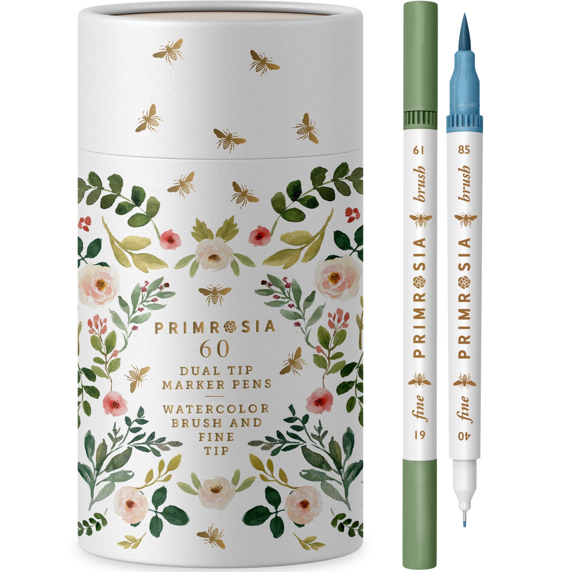 Primrosia 60 Dual Tip Marker Pens