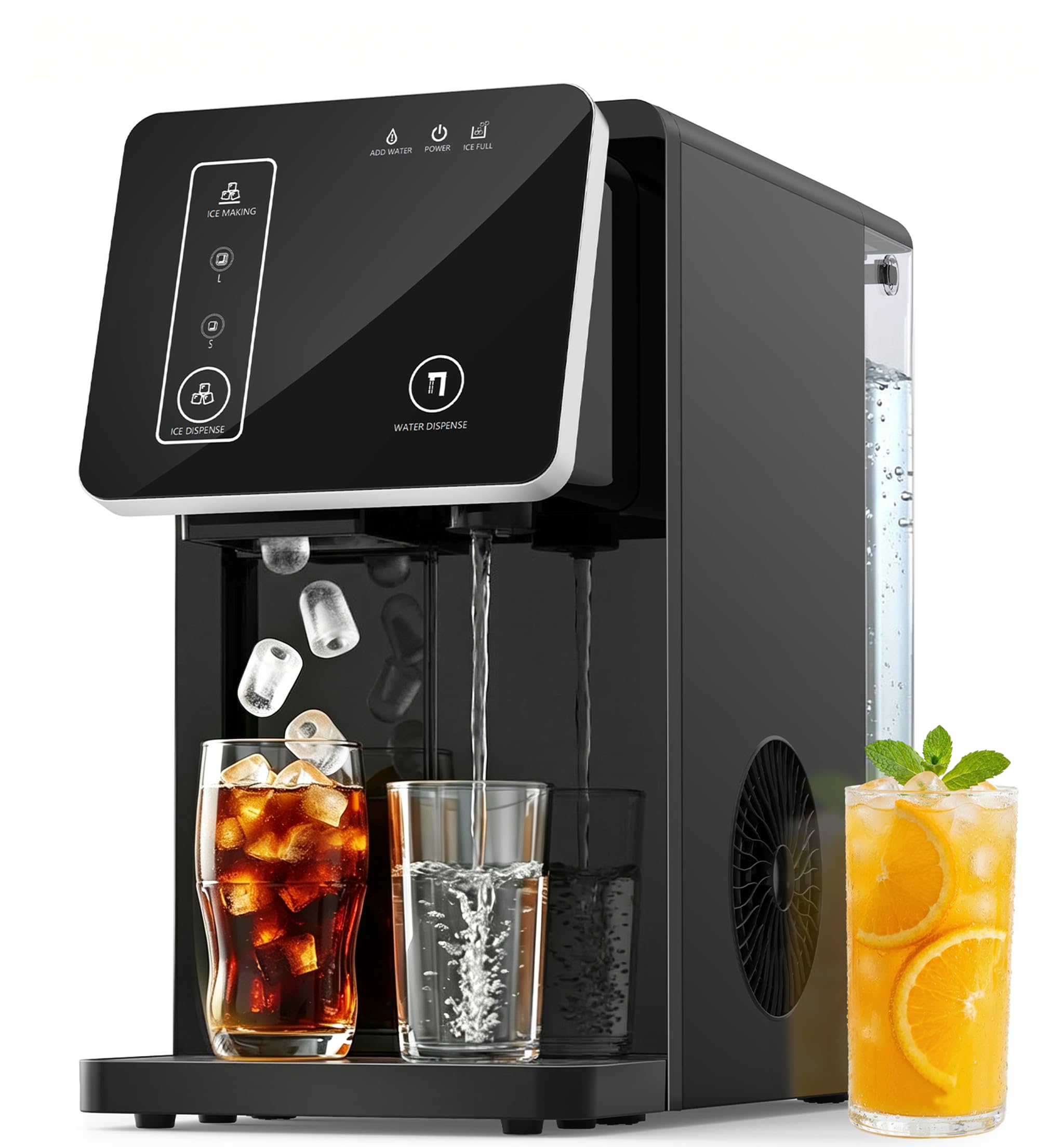 Electactic Bullet Ice Maker With Dispenser