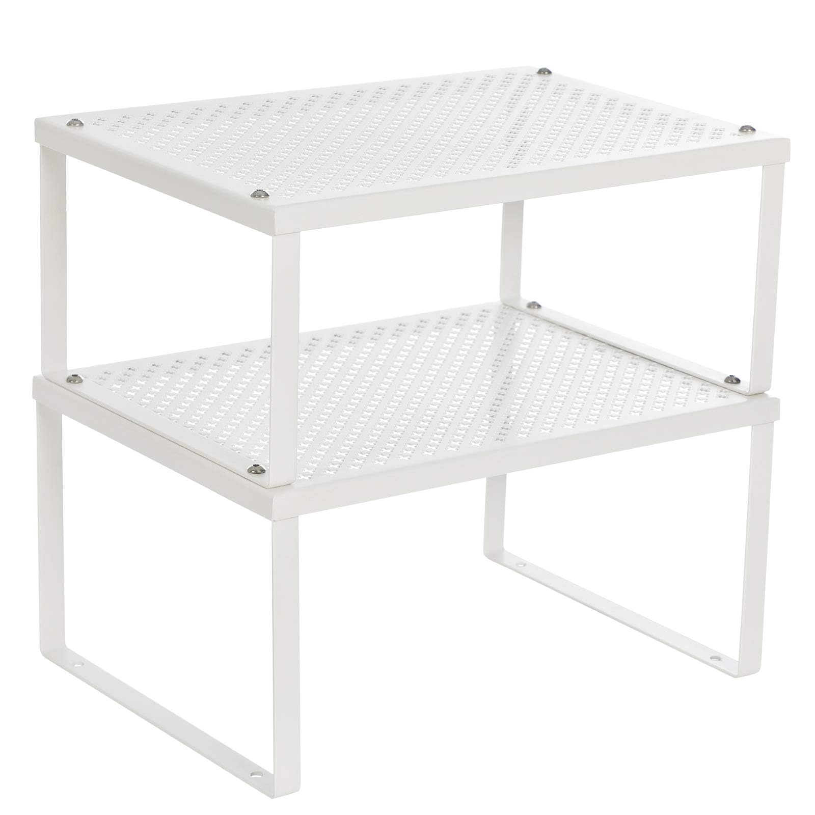 SONGMICS Set of 2 Cabinet Shelf Organizers