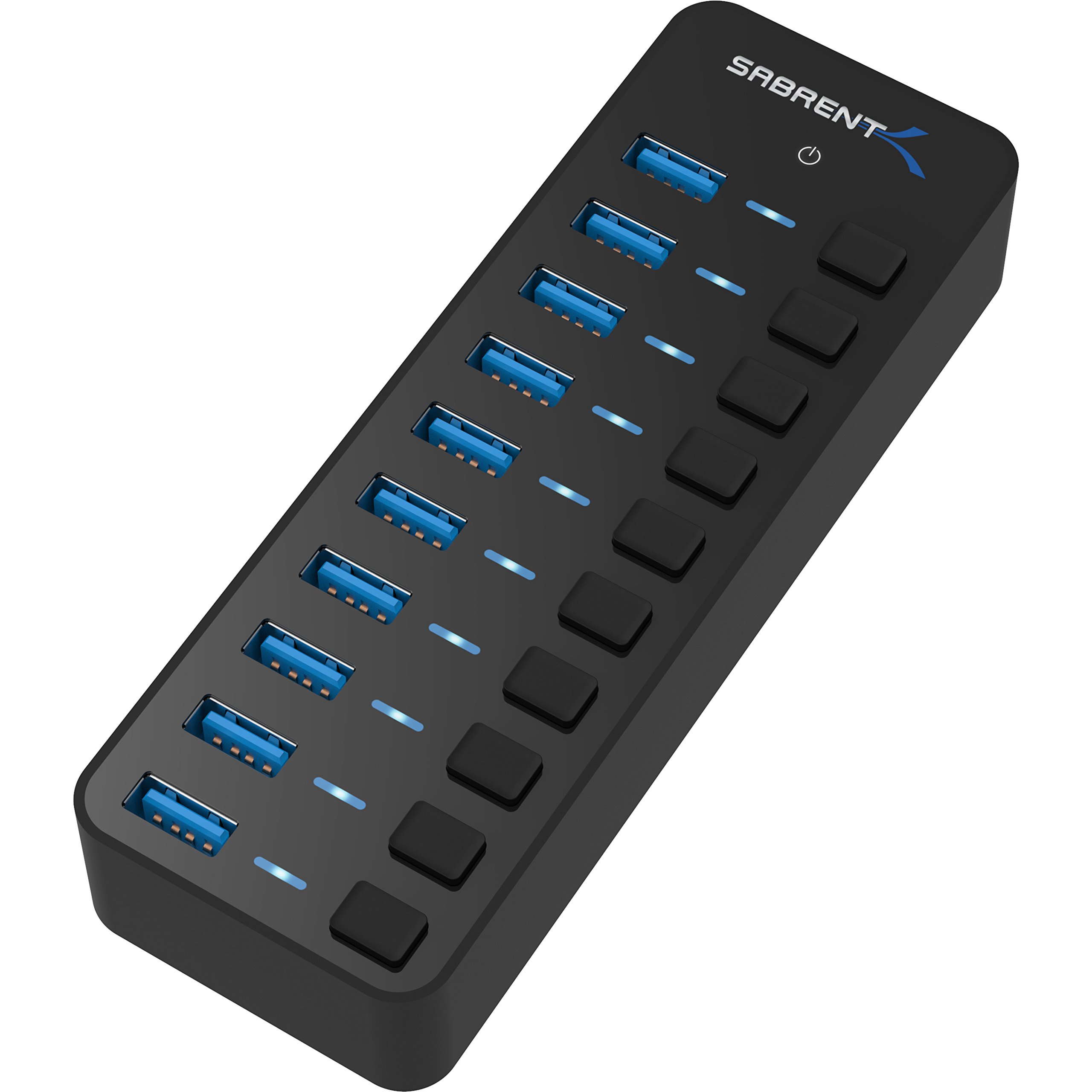 SABRENT 10-Port Powered USB 3.0 Hub (HB-BU10)