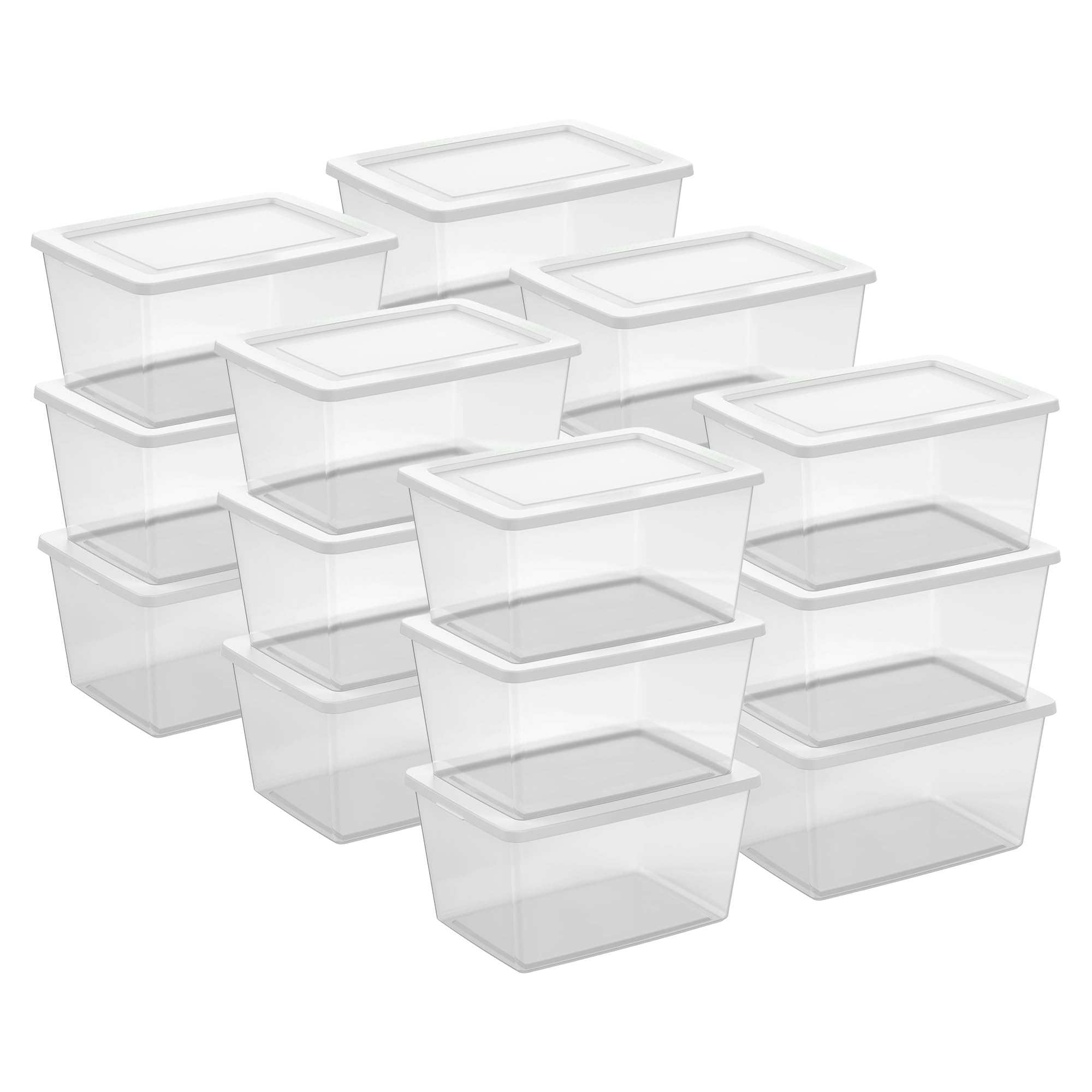 Sterilite 58 Quart Storage Box, 18-Pack