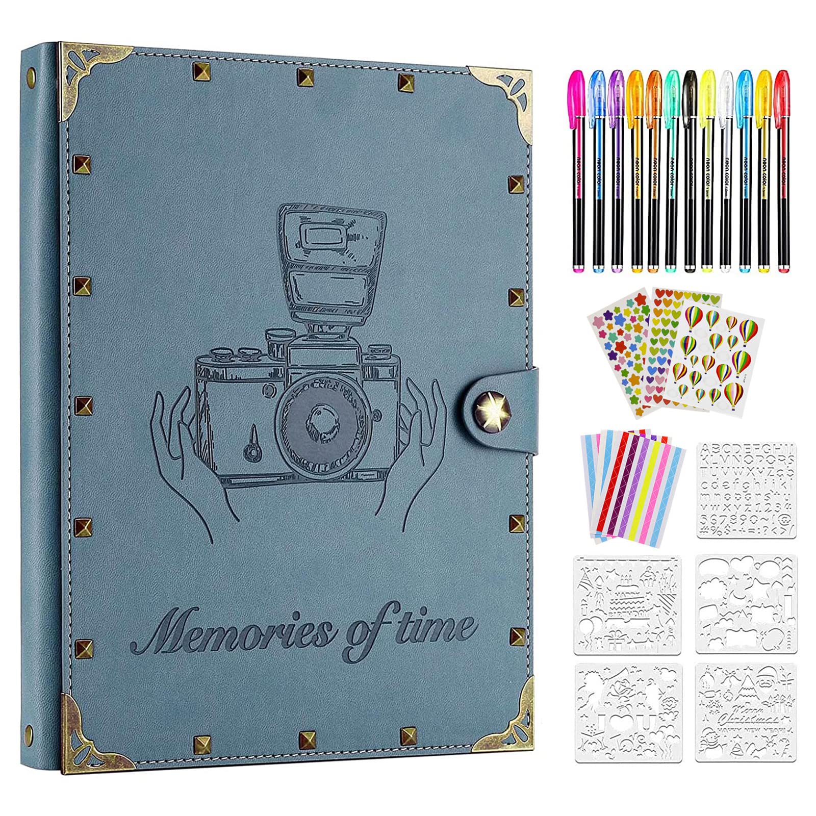 ZEEYUAN Leather Scrapbook Album