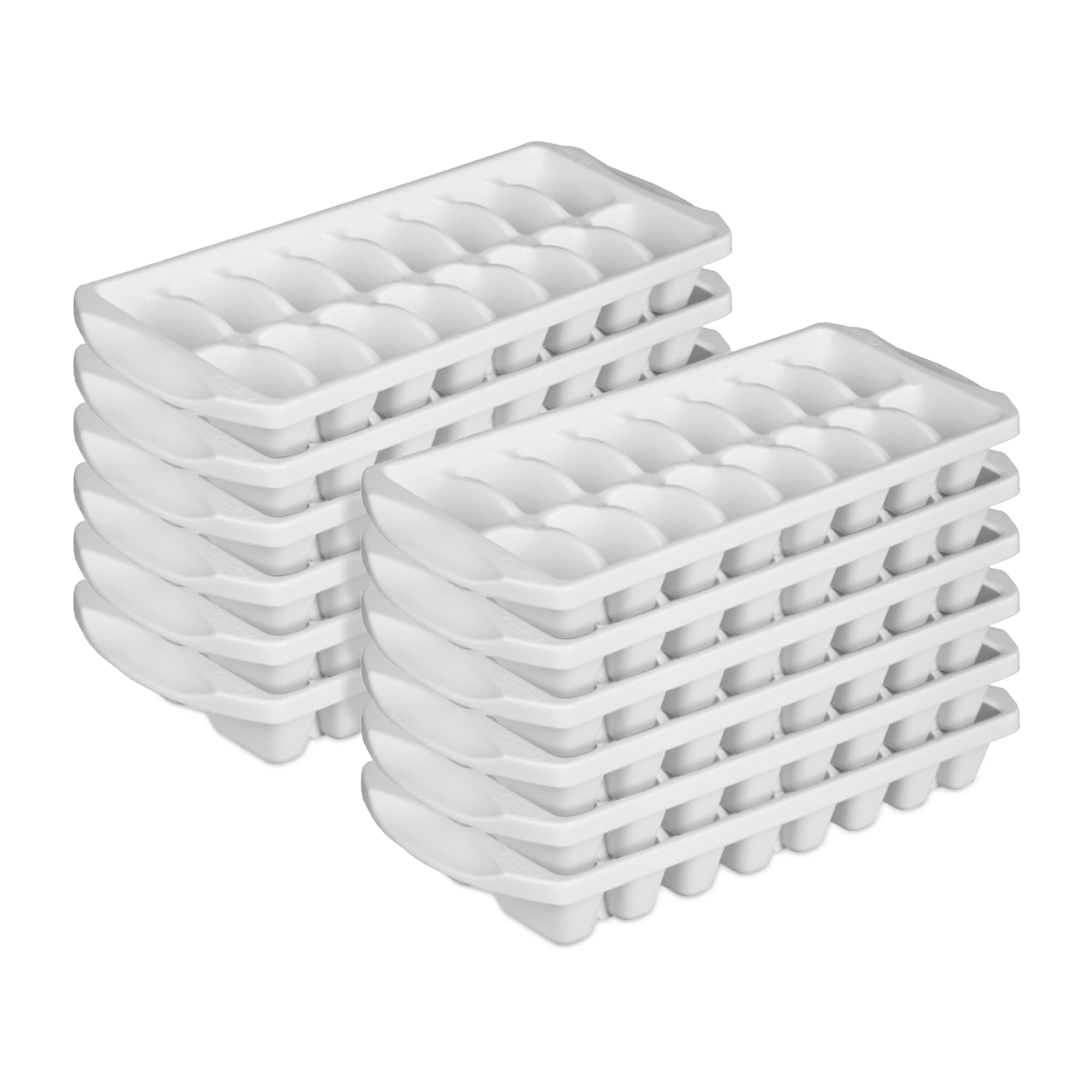 Sterilite 12-Pack Stacking Ice Cube Trays
