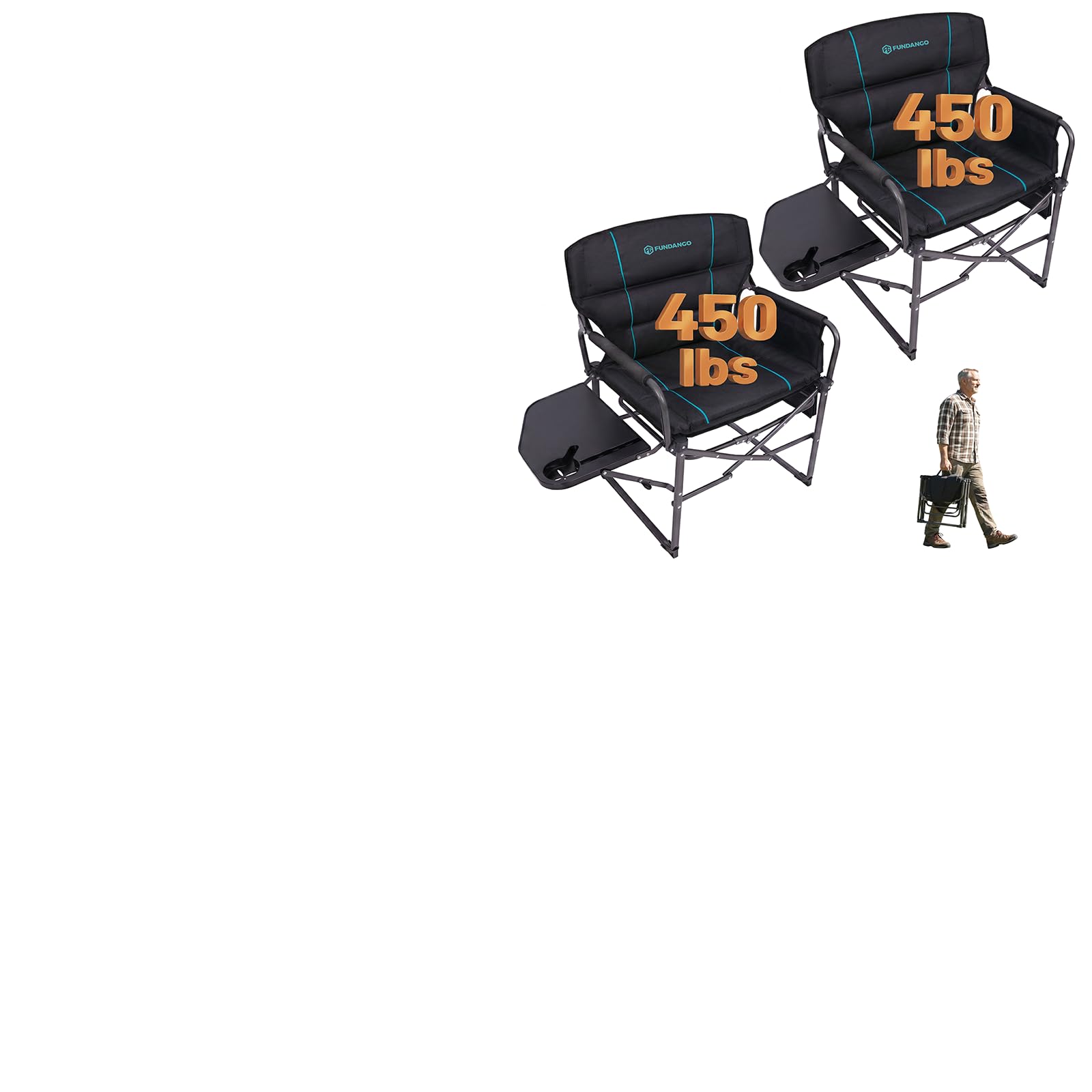 FUNDANGO Oversized Director Chair