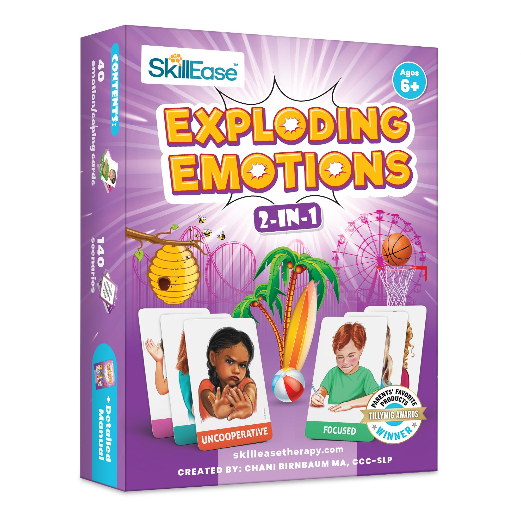 SkillEase Exploding Emotions Flashcards and Game