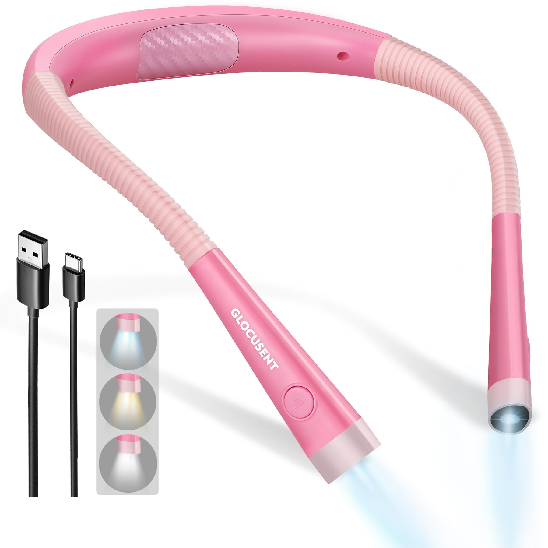 Glocusent Rechargeable Neck Reading Light