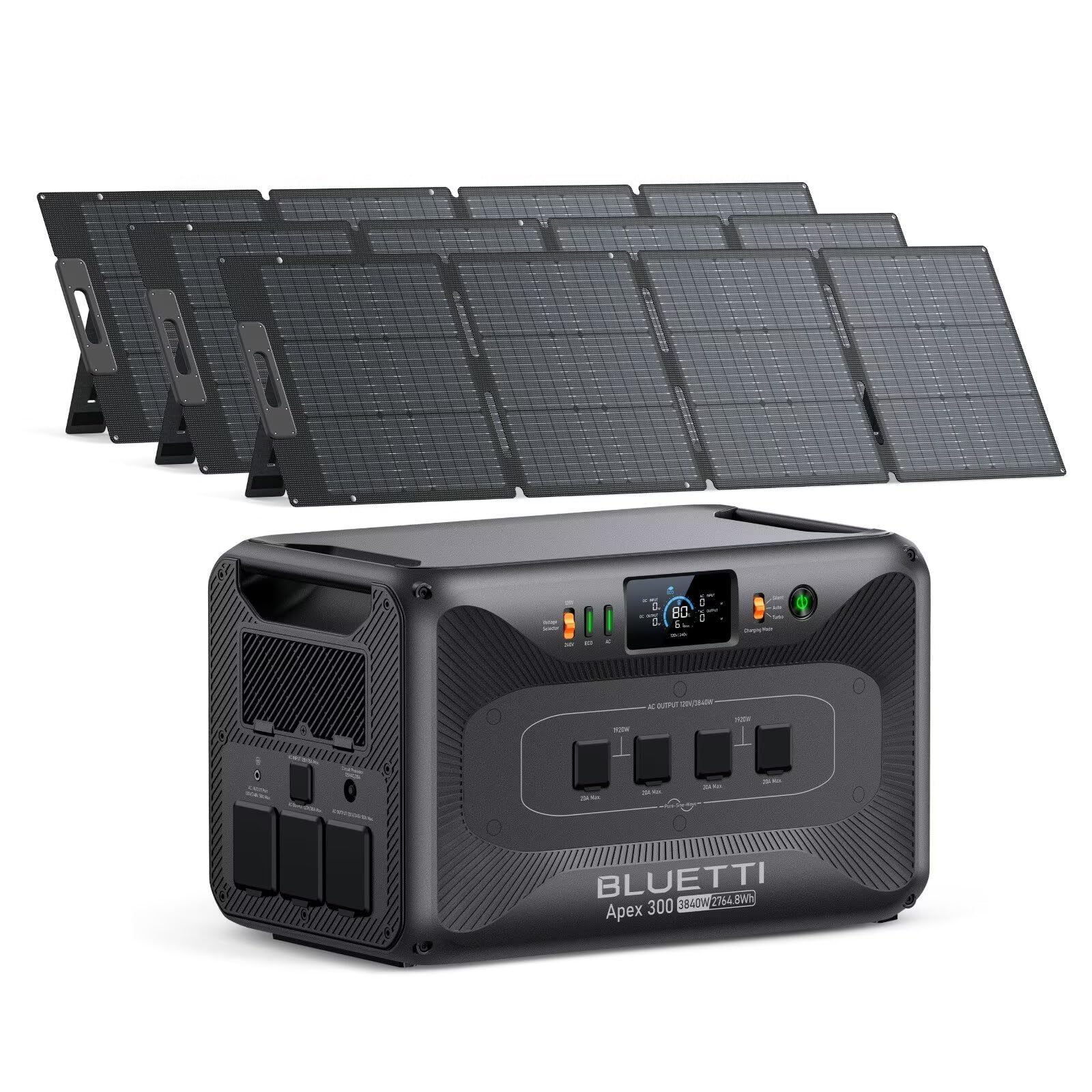 BLUETTI Apex 300 with 3 Panels